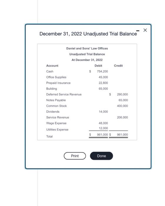 had the following transactions: 2022 is as follows: (Click the icon to