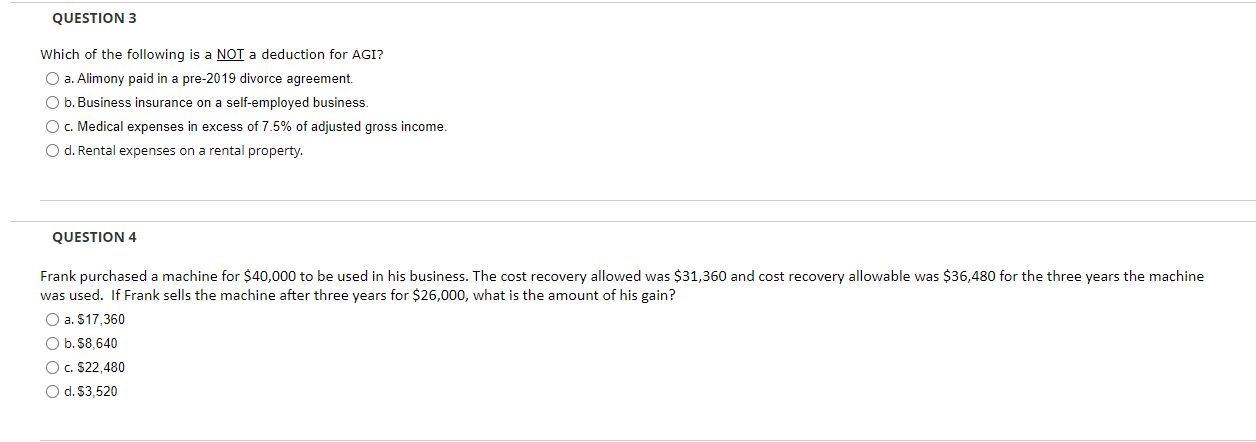 Great instant feedback left with correct answers. QUESTION 3 Which of the