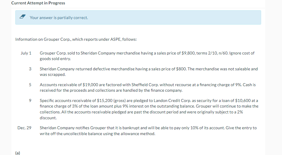  Please correct the wrong answer Current Attempt in Progress Your answer