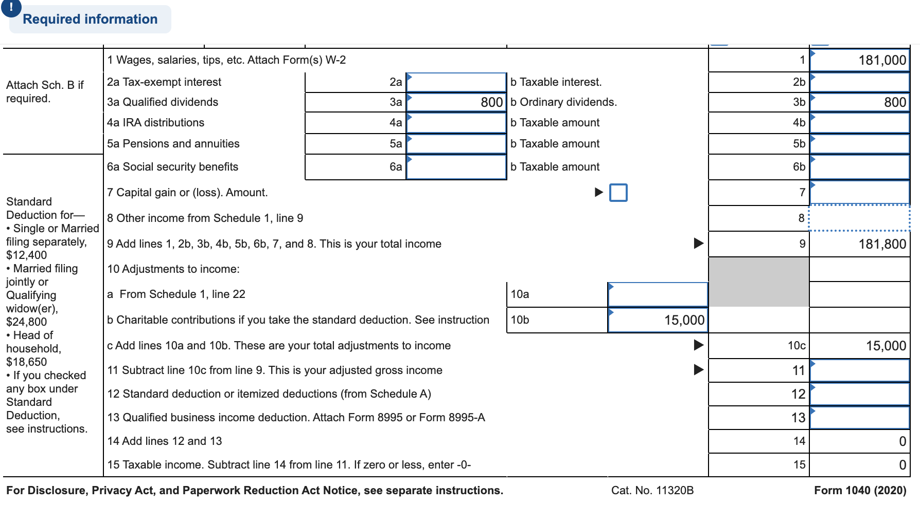 LO 8-5) (Static) [The following information applies to the questions displayed below.]