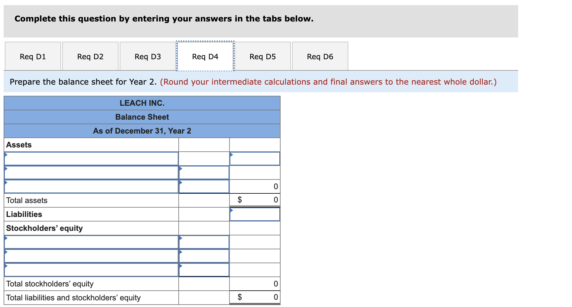 3. Provided $31,000 of services and received cash. 4. Collected $49,000 cash