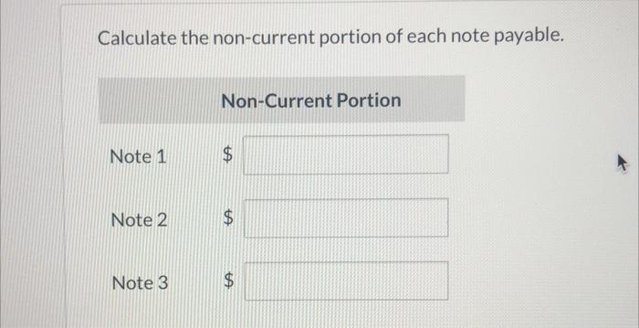 payable outstanding on December 31, 2020, as follows: 1. 2. A six-year,