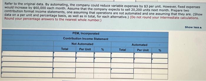 and dollar sales. 2. The president believes that a $6,500 increase in