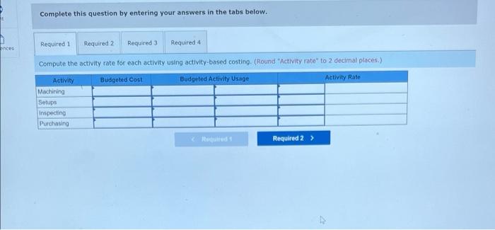 costing to allocate overhead, compute product cost and gross profit LO P3