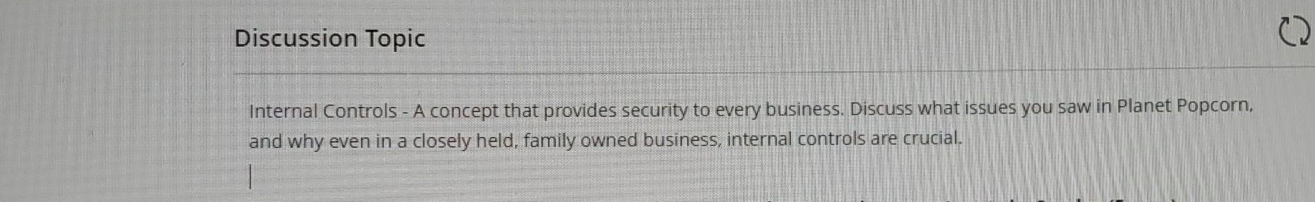 Internal Controls - A concept that provides security to every business.