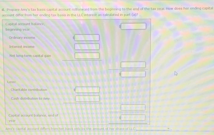 (50%) in the profits, losse, and capital of the accrual basis AM