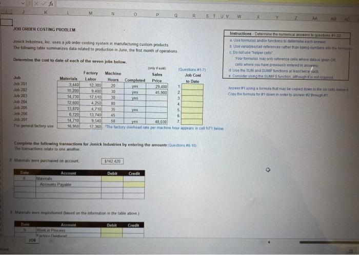 please view the instructions! M R S T U V w AA