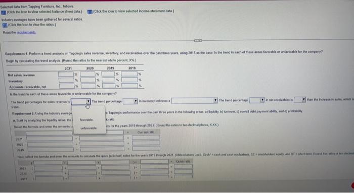 the past three years in the following areas: a. Liquidity c. Overall
