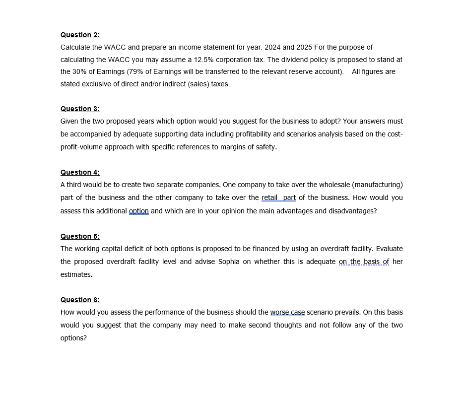 furniture pieces. Capital Structure Nicholas Shadow will hold the majority of the