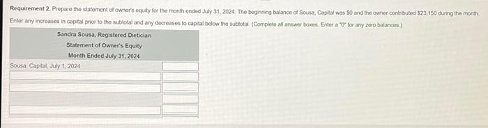 Sousa Registered Dietician, is presented below: m Click the icon to view