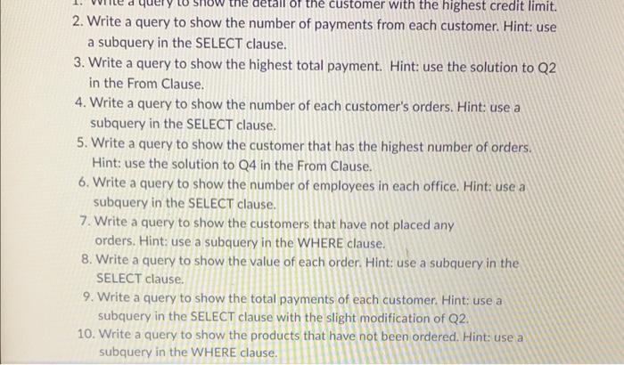 please answer questions 1-10. if unable to answer all, please only do