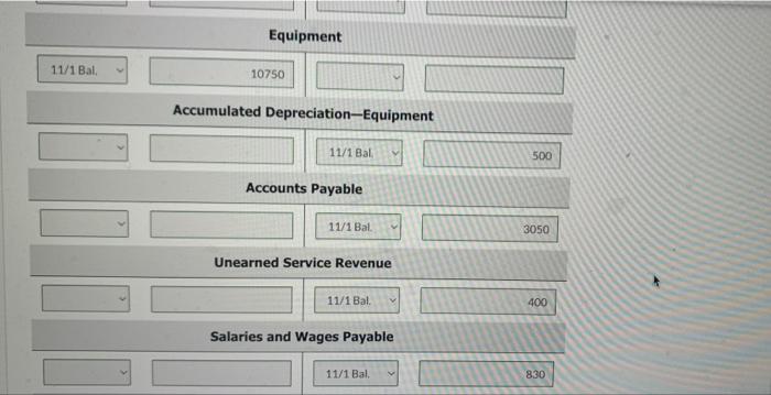 Equipment Repair. Debit Credit Cash $ 3,540 $ 500 Accounts Receivable 3,120