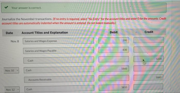 Salaries and Wages Payable Common Stock Retained Earnings 10.750 830 10.750 3,750