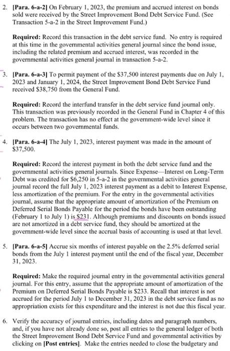 Debt Service The City of Smithville created a Street Improvement Bond Debt