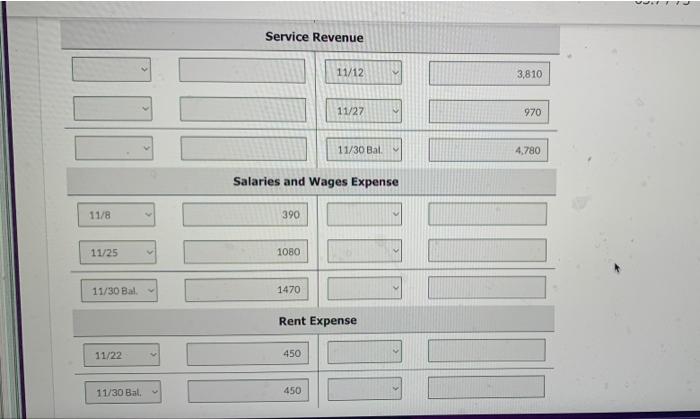 billed customers. Received $750 from customers for services to be performed in