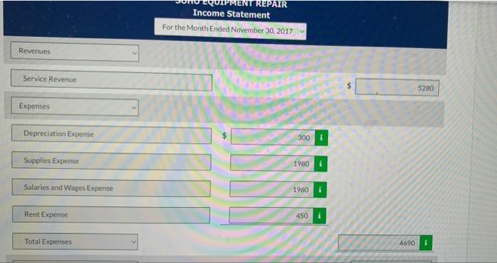 Cash 1860 Nov. 10 Cash 1860 Accounts Receivable 3810 Nov. 12 Cash