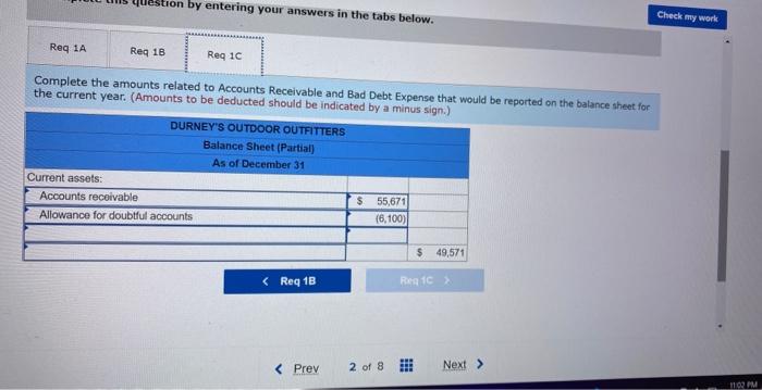 (A) Allowance for Doubtful Accounts (XA) $ 48,067 8,384 Accounts Receivable (Net)