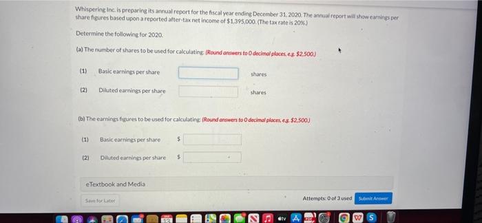 2 answer b part 1 and 2 - /20 View Policies Current