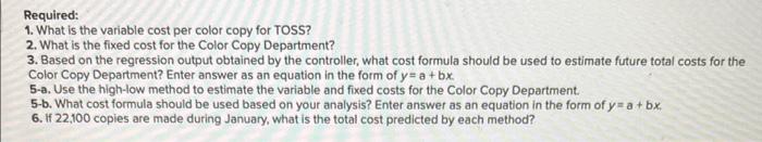 Method [LO 5-3, 5.4] Tempe Office Services and Supplies (TOSS) provides various