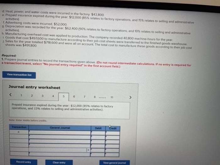 Company uses a co-order costing system on Januarytme beginning of the current