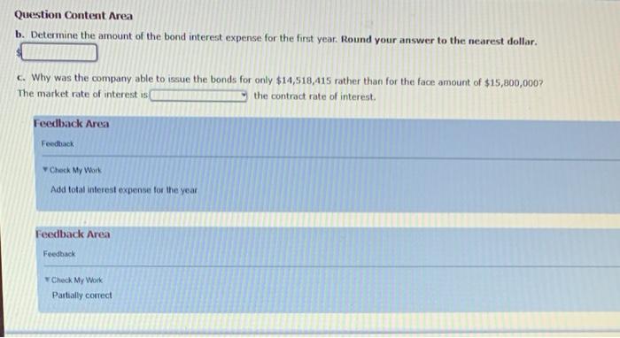 Question Content Arca Entries for Issung Bonds and Amortizing Discount by Straight-Line