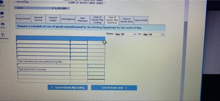 goods inventory 300,100 64,250 The following additional information describes the company's production