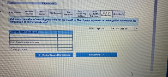 activities for May Direct materials Raw materials purchased on Credit Direct materials