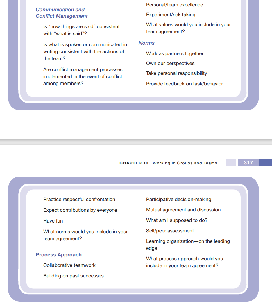 Groups and Teams. Think as you are a student how might you