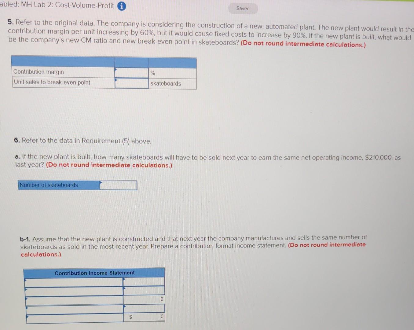 Sales Variable expenses Contribution margin Fixed expenses Net operating income Contribution margin