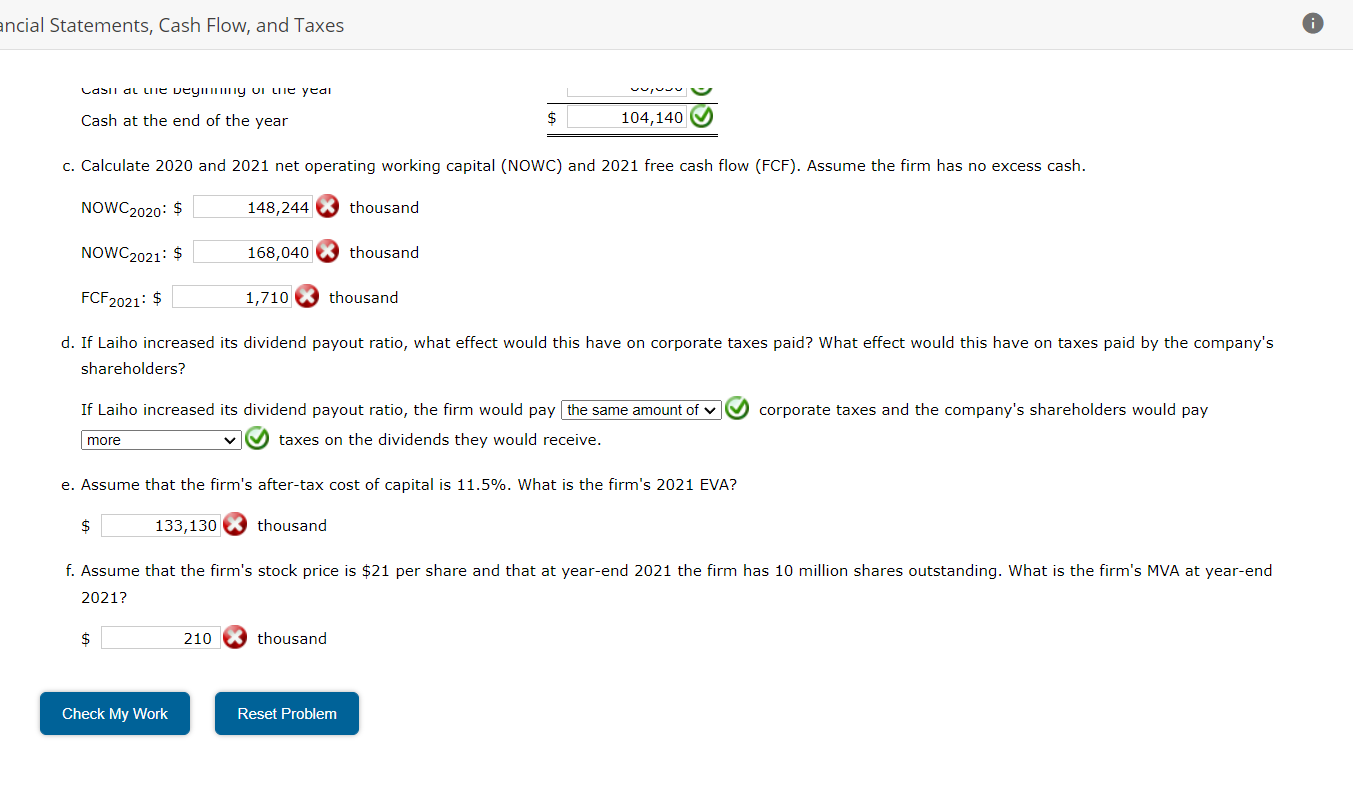 answer of $1 thousand should be entered as 1,000 . Round your