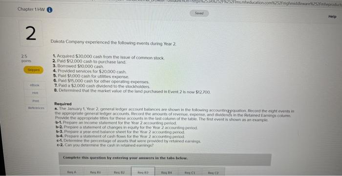 Please help with all parts Chapter 1 HW 2 25 points Skopped