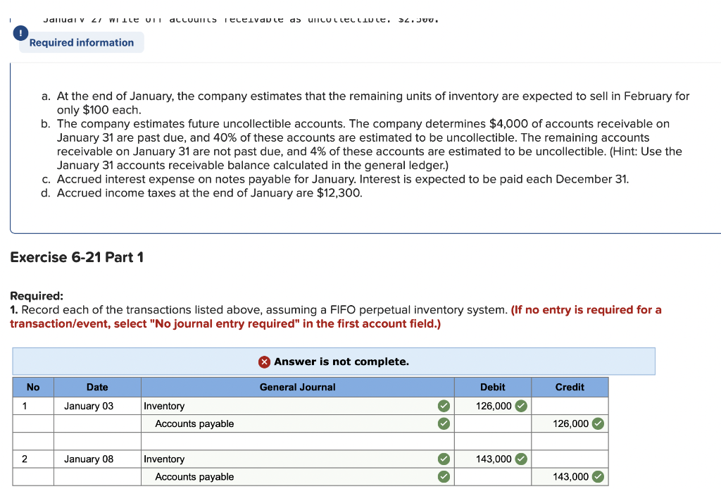 Complete the accounting cycle using inventory transactions (LO62,63,65,66,67) [The following information applies
