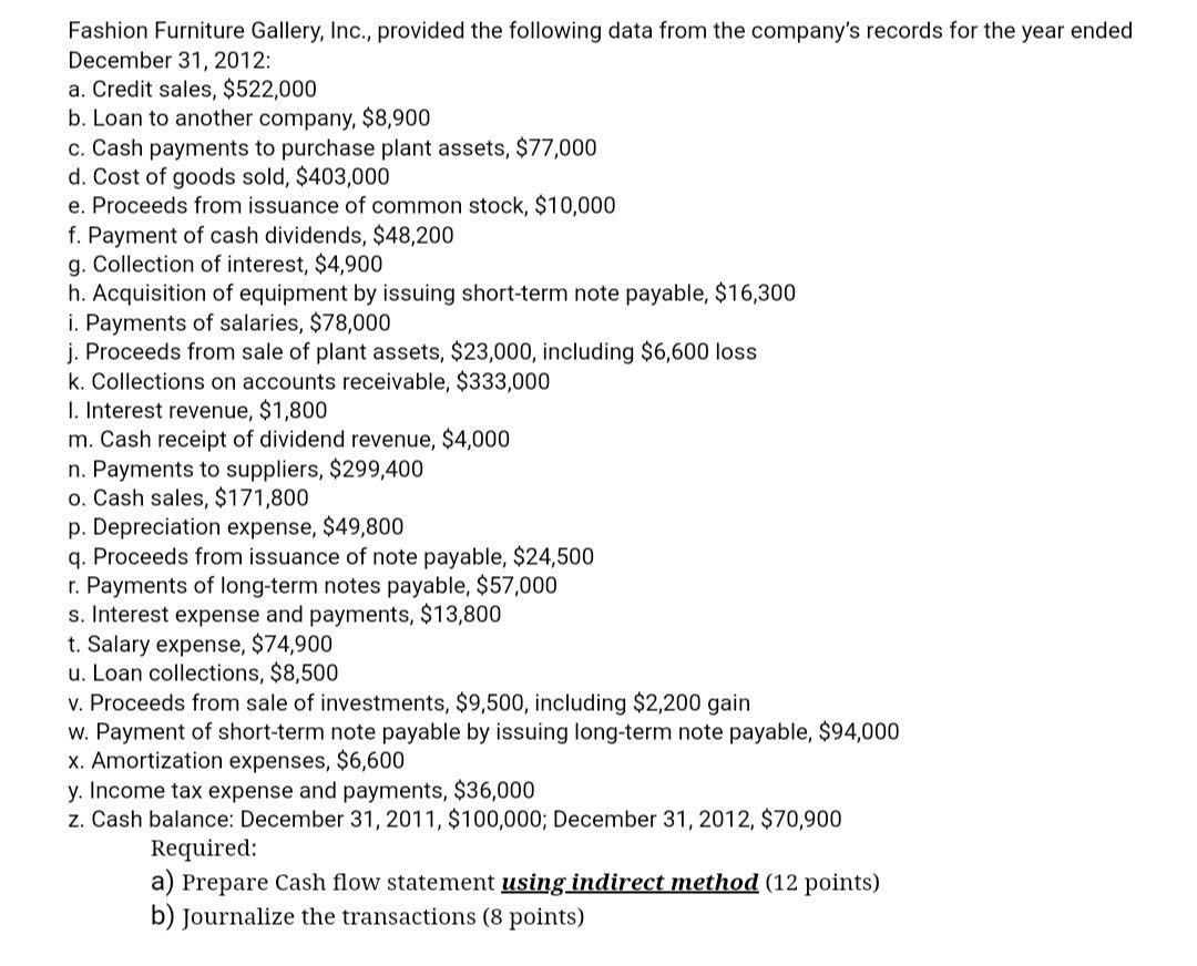 hello, PLS help me i must to prepare journal entry for all