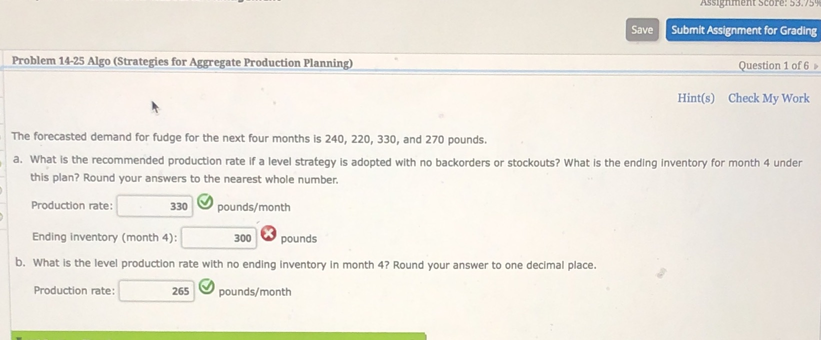 Need help finding the second answer for question "a" re: 53. 759