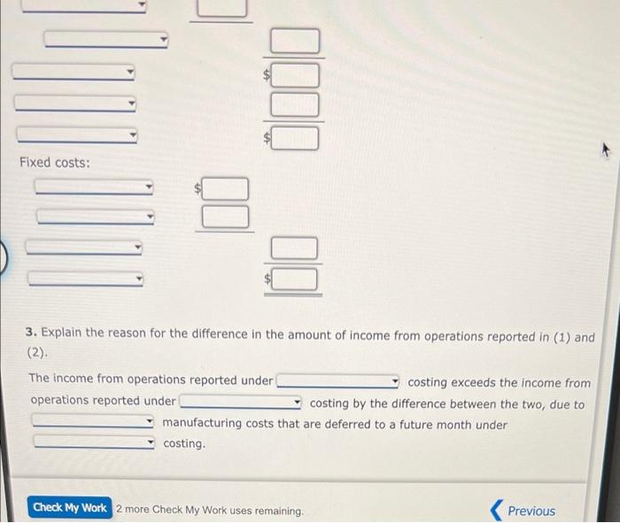 are summarized as follows: Sales $1,150,000 Manufacturing costs: Direct materials $584,100 Direct