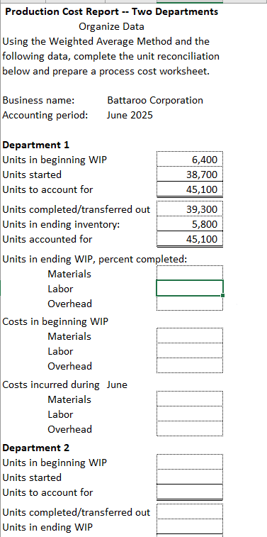 data for Battaroo Corporation for June 2025. At the beginning of June