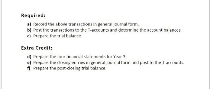 - CHAPTER 3 The trial balance of Pacilio Security Services, Inc. as