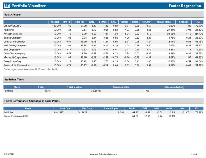 terms, briefly define the term factor as it relates to equity portfolios.