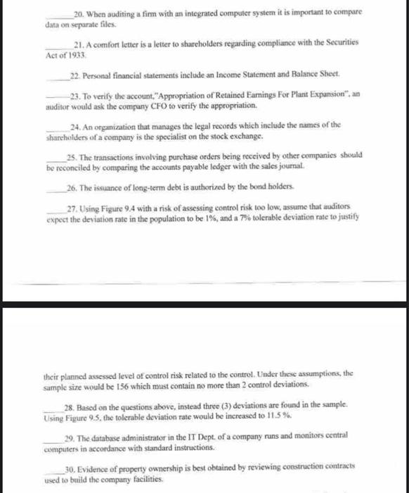 TRUE OR FALSE, IF FALSE CHANGE THE STATEMENT SO IT BECOMES TRUE