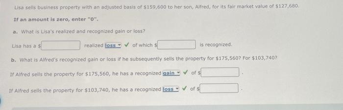 5 1031. Because Logan's land (adjusted basis of $173,000) is worth $207,600