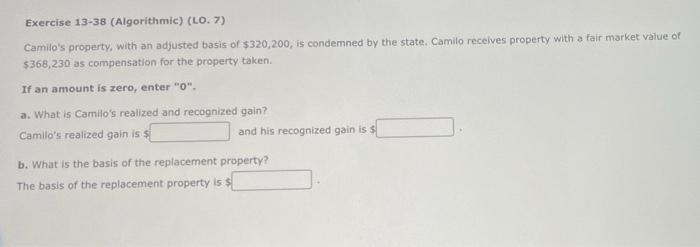 and Johnathan's land has a fair market value of $164,350, Johnathan also