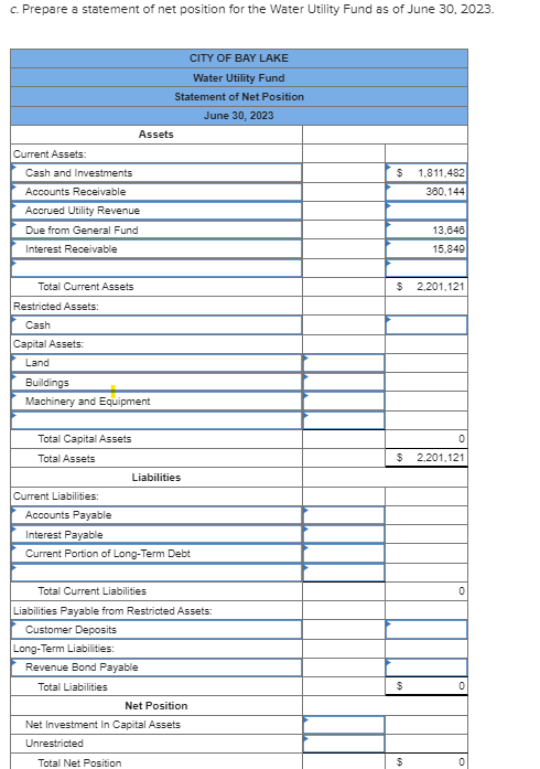 interest. 4. Expenses accrued for the period were management and administration, $364,299;