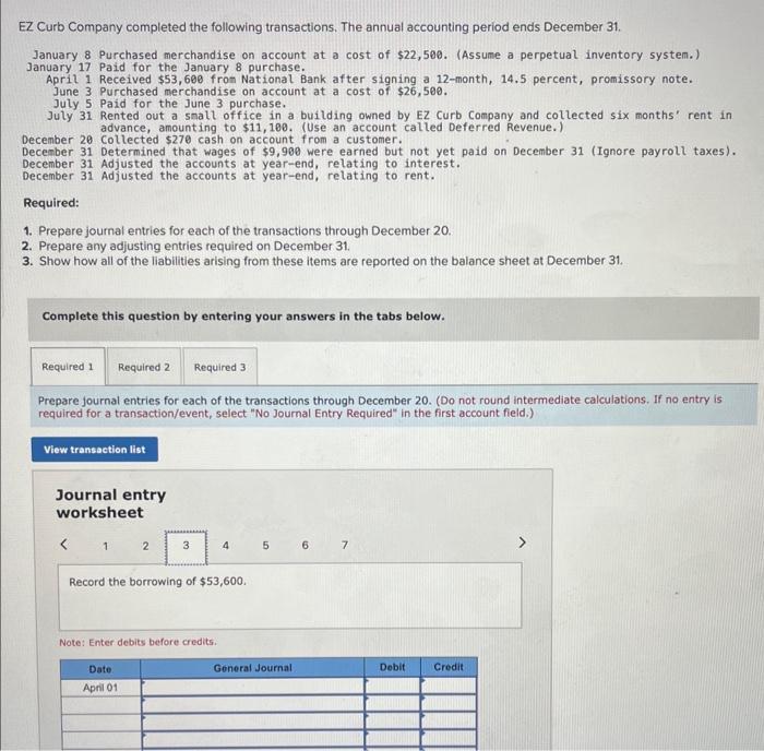 ends December 31. January 8 Purchased merchandise on account at a cost