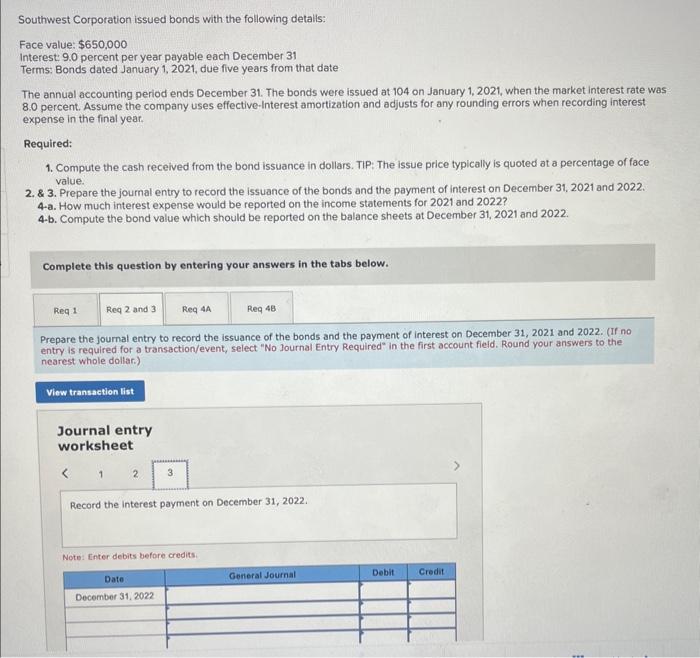 dated January 1, 2021, due five years from that date The annual