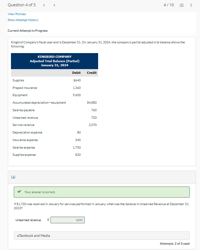 QUESTION NUMBER 4 (C) HI CHEGG COULD YOU PLEASE ANSWER LETTER C