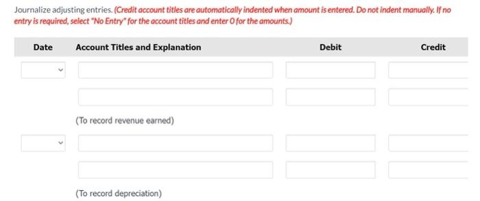 July 31 on a worksheet. Enter the following adjustments on the worksheet