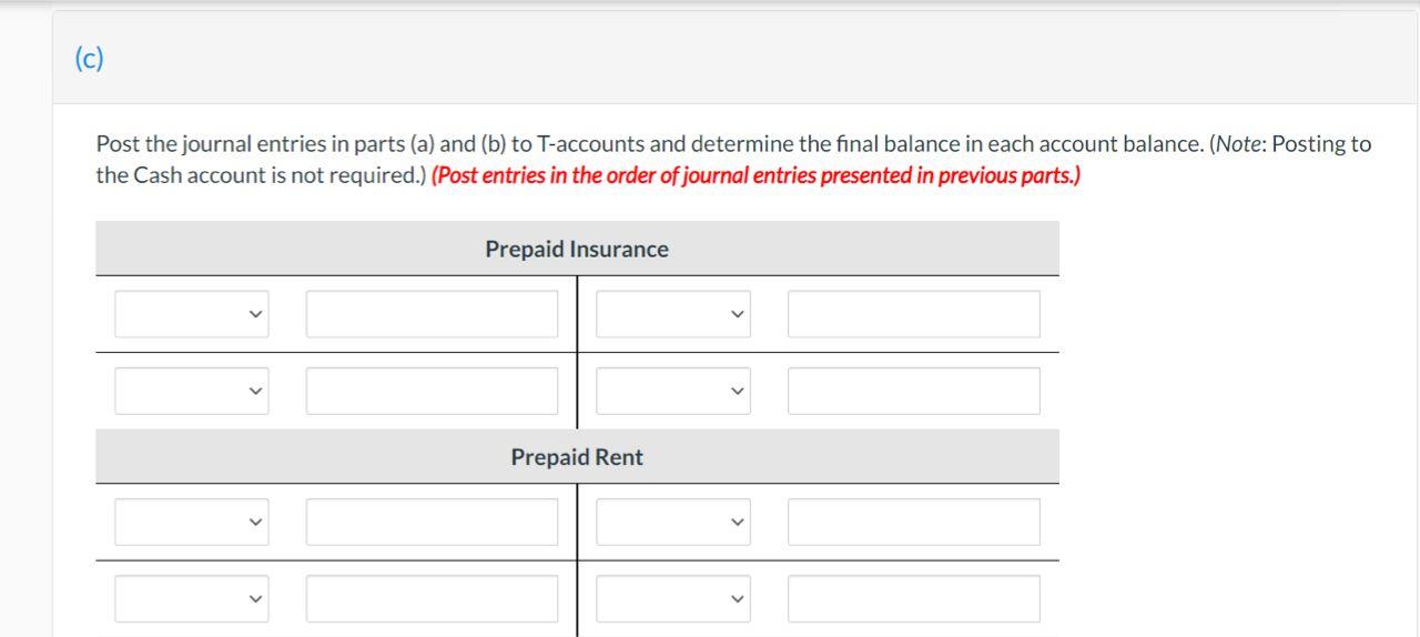 a) and b) attached, please answer c) only. Thank you Wildhorse Quest