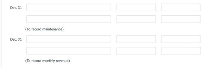 a local school. 4. Signed a contract for cleaning services starting December
