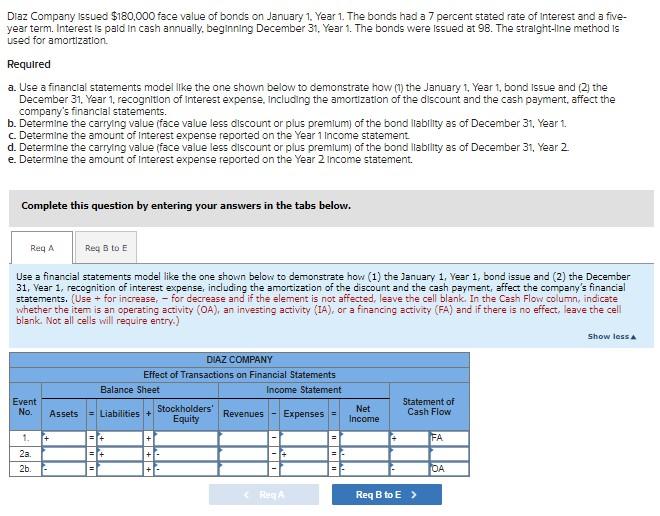 I only need help with question a. The table does NOT need