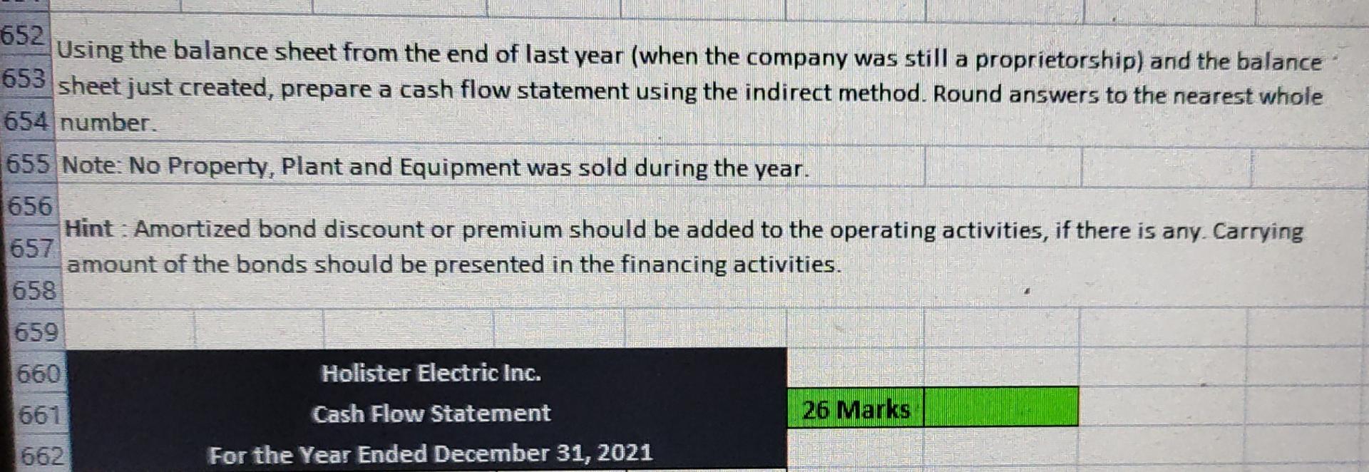 a cash flow statement. Please it is very urgent. please help me